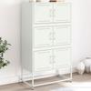 VidaXL Buffet Pink 68.5x38.5x123.5 Cm Steel, Cabinet, Sideboard, Storage Cabinet, Cupboard, Highboard, 846493