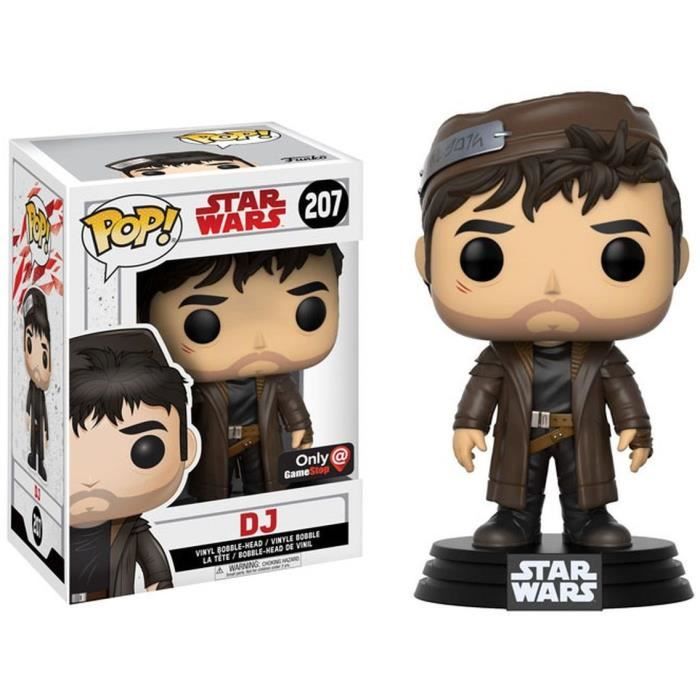 Figurine - funko pop! - star wars ep.8 - dj - 10 cm - limitée