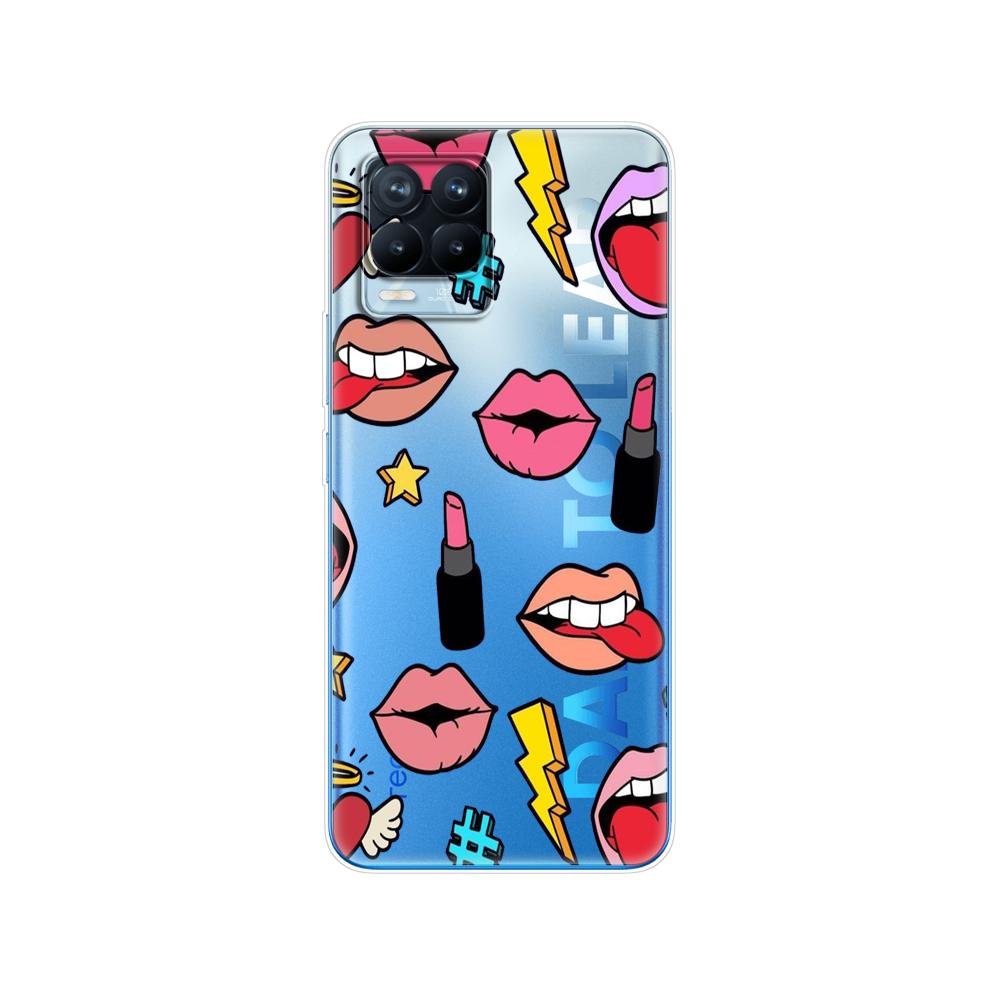 For Realme 8 Case 6.4" Soft Silicon TPU Back For Realme 8 Pro OPPO Realme8 4G RMX3085 Phone Cover Coque Capa Funda Bumper Bag