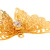 10Pcs 35X25Mm Gold Color/Silver/Bronze Metal  Butterfly Filigree Charm Diy Jewelry Making Accessories Supplies