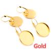 8-20mm 10pcs Classic Colors Plated French Lever Back Earrings Base,Fit 8-20mm Glass cabochons Earring Blank Supplies for Jewelry