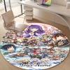 Personalized Genshin Impact Round Chair Office Rug - Perfect for Mat, Office Chair & More - Ideal Gift for Birthdays and Holidays