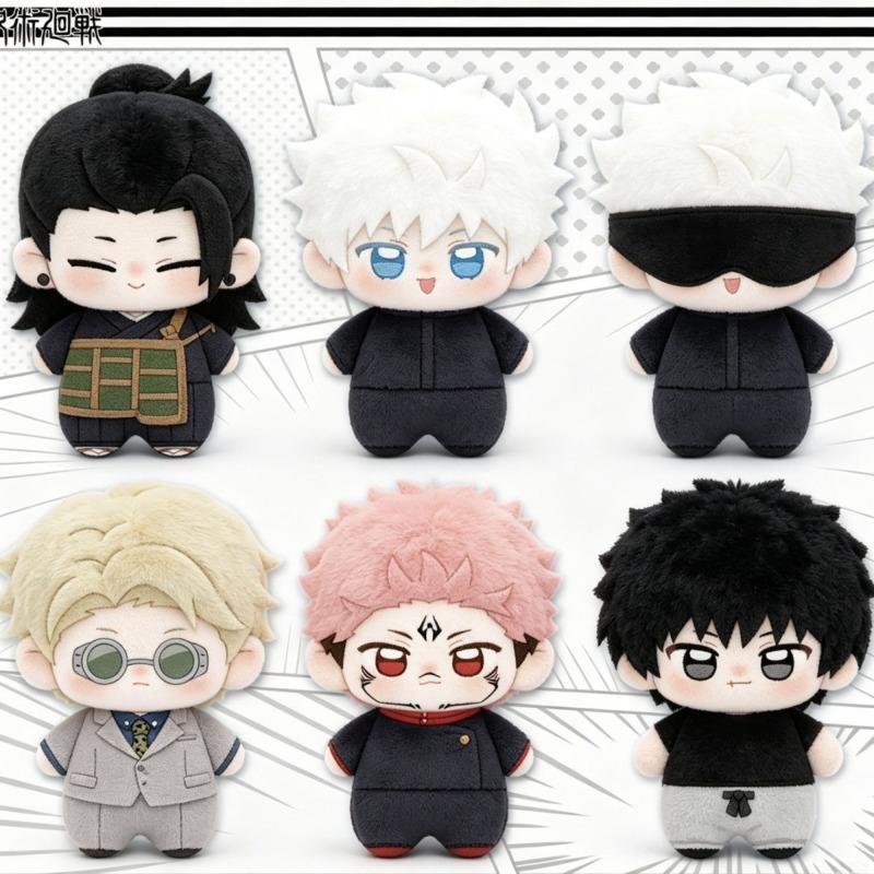 Anime Jujutsu Kaisen Peluche Ryomen Sukuna Gojo Satoru Nanami Kento Fushiguro Megumi Geto Suguru Peluche Kawaii Ciondolo Regalo per Fan