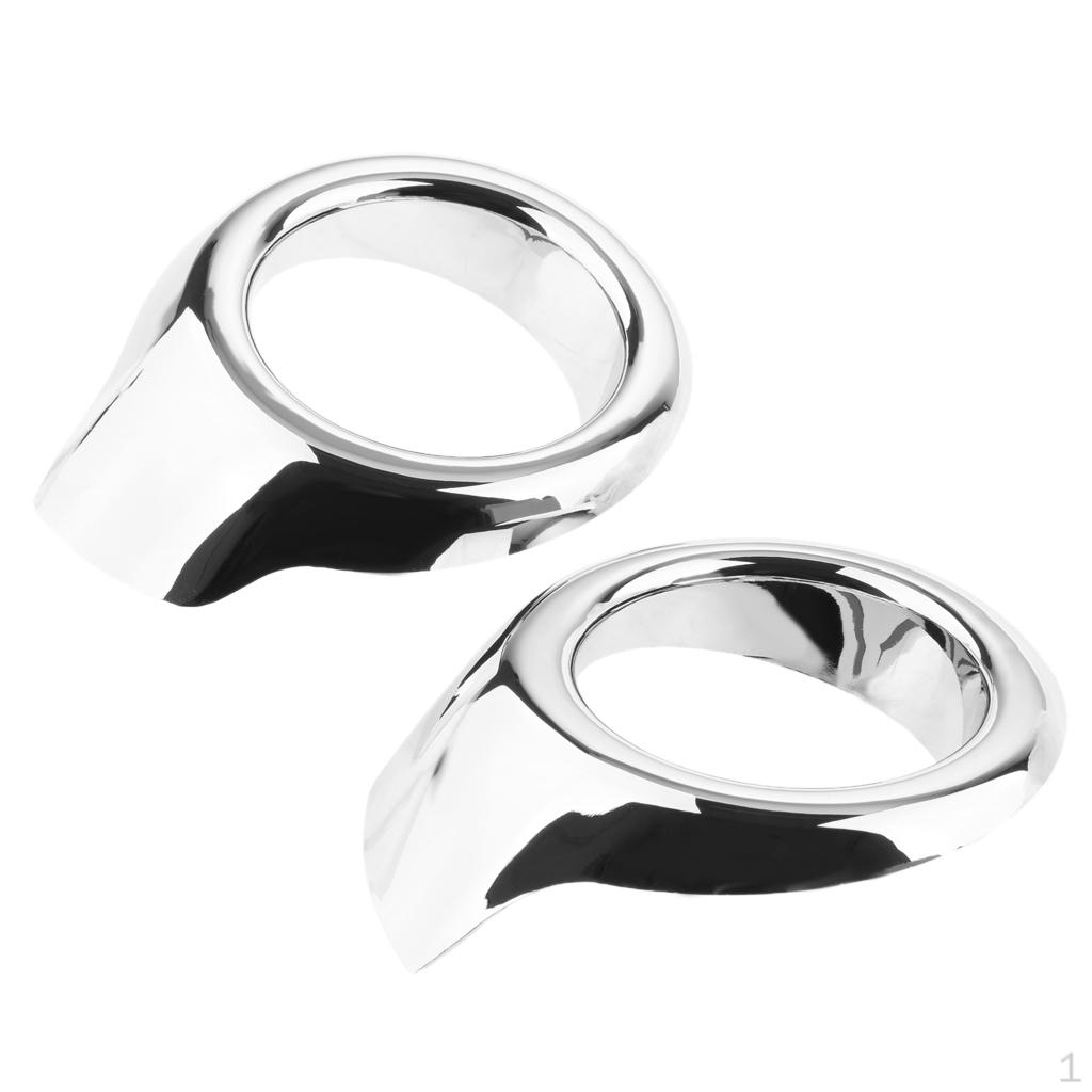 

2 Pieces LED Front Lamp Eyebrow Mouldings Trims for