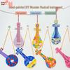 DIY Kindergarten Pipa Guitar Craft Kit: Children's Musical Instrument Art and Hanging Decoration