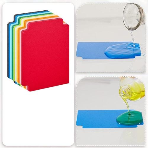 Set mit 12 Kartenfächern in 6 Farben, Perfekt für Deckboxen, zum Organisieren und Sortieren, Perfekt für Kartenspiele und Aufbewahrung