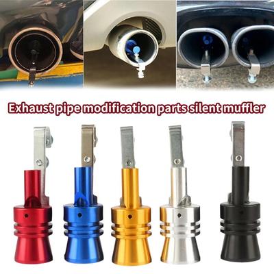 1 Stück Auto Modifizierte Turbine Pfeife Auspuffrohr Schallgeber Motorrad Imitationsschallgeber Turbine Auspuff Soundverstärker Pfeife Teile