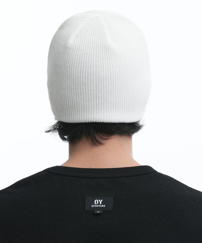 Opeunyadeu(Owai) Metal Logo Beanie-Ivory