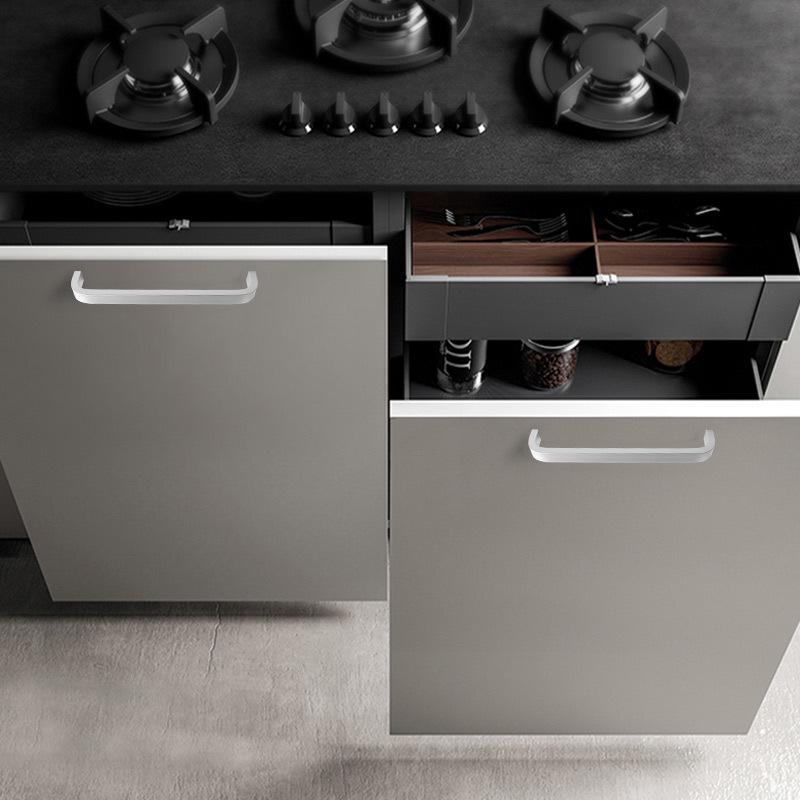 302 U-Shaped Aluminum Alloy Cabinet Handle - Fashionable and Solid Design