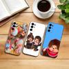 Cute M-monchhichis-s Phone Case Black Silicone Soft For Samsung S25,S24,S21,S22,S23,S30,Ultra,S20,Plus,Fe,Lite
