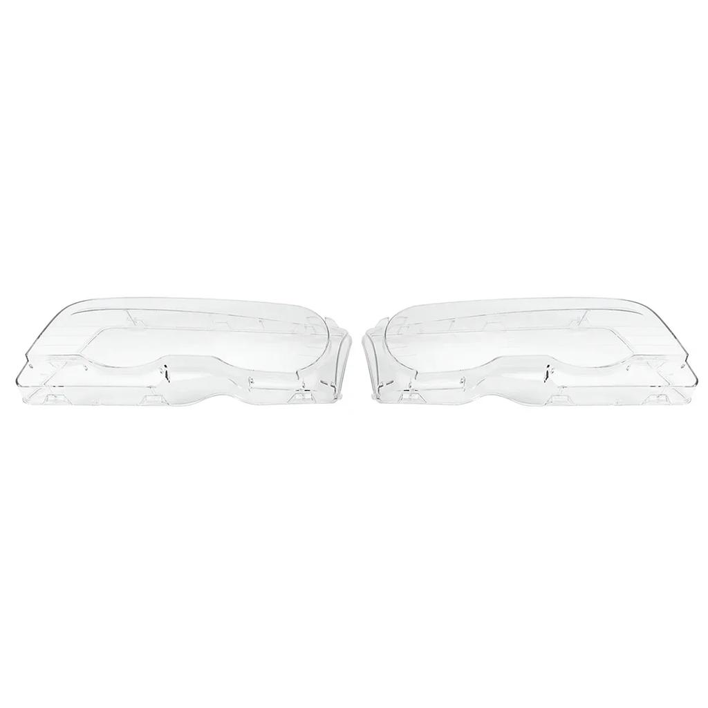 TXDQ1 2 Door Headlight Clear Lens Cover Lampshade Headlamp Clear Shell For BMW 3 Series E46 2DR 1999-2003 M3 2001-2006 Headlamp Cover