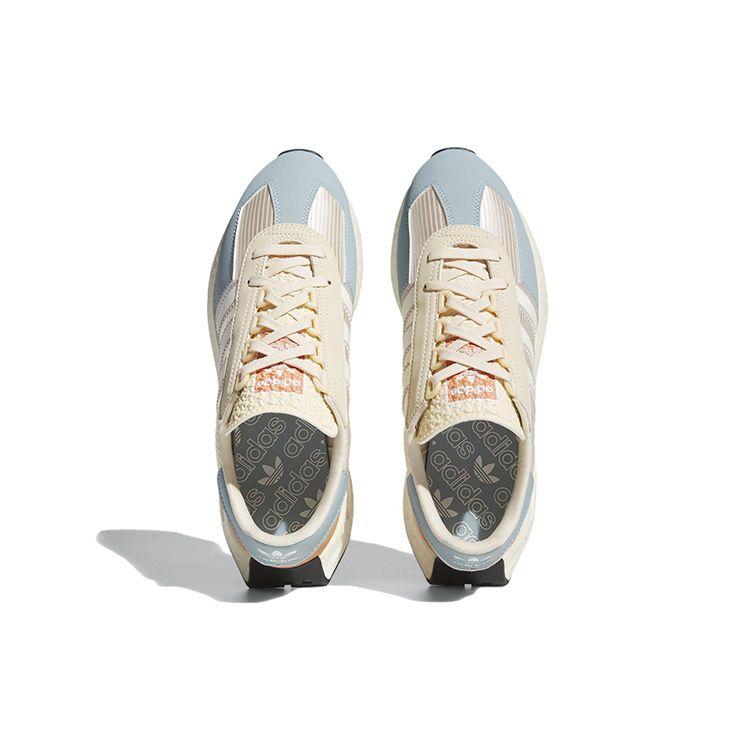 Adidas Retropy E5 Krem Lyseblå Oransje Unisex Sneakers Beige IE5061
