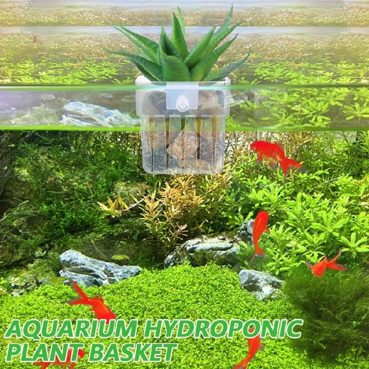 12Pcs Plastic Hanging Water Plant Cup Grass Plant Holder For Various Water Plant FishTanks Landscape Accessories