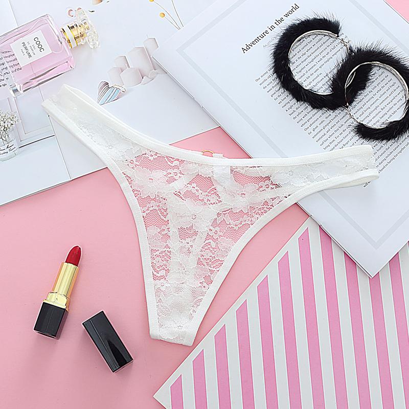 Sexy Women's Underwear Lingerie Lace G String Femal Thong Low-Waist Panties