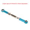 6 pcs 81mm   Aluminum Servo Links Tie Rod Set for RC Car Accessories