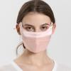 Women's Comfortable 100% Mulberry Silk Sun Protection Face Mask Summer UV Protection Breathable Face Cover Eye Corner Protection