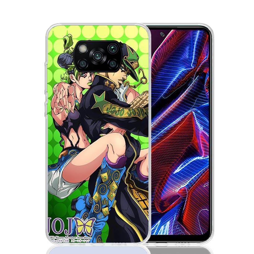 JoJo Bizarre Adventure Case Phone Cover for Xiaomi Redmi Note 10 9 9S 8 8T 7 5 Pro Mi 12T 11T 10T 9T 12 11 Lite A3 A2 Trend Fund