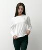 Solteuaenchokollis Sac Logo Long Sleeve Silket T-Shirt Ivory 4W2231301