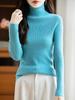 Women's Slim Fit High Collar Sweater - Warm, Versatile Base Layer for Autumn/Winter