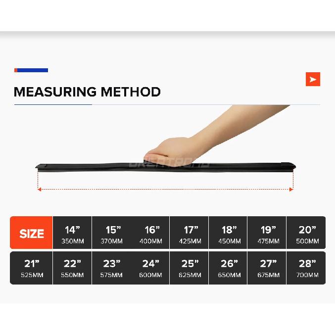For Renault Kangoo 2 2008-2020 2014 2015 2016 2017 2018 2019 Wiper Front Wiper Blades Windshield Windscreen Window Brush 24"+22"