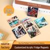 Custom City Cultural & Creative Acrylic Fridge Magnet: Tourist Attraction Souvenir