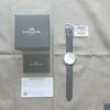 Used Coach Elliot 36mm Sunray Dial Black Leather Strap