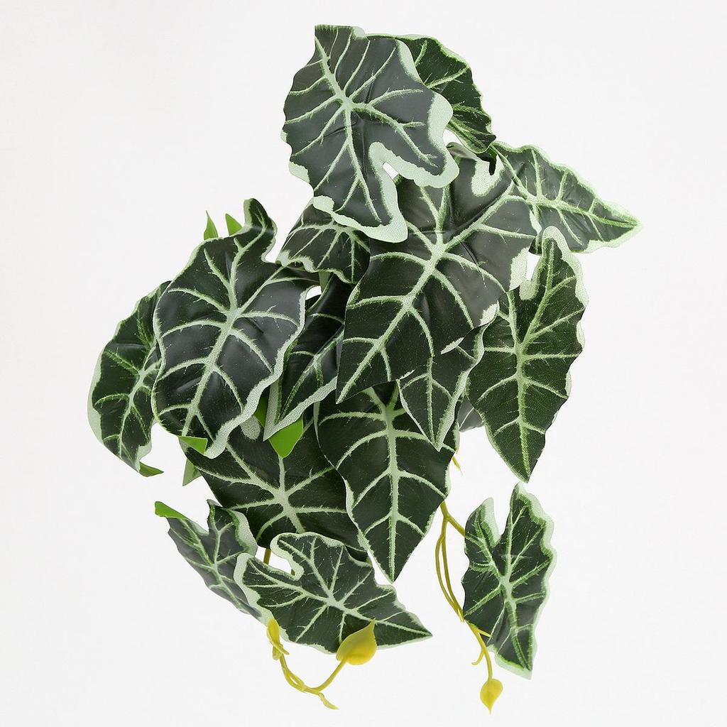 Mini Green Leaves Wall Hanging: Potted Pothos Monstera Planter for Decorative Flower Arrangements and Landscaping