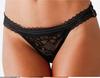 H2209 Petite Fleur Gold Thong Ouvert Women'S Lace String Panties 36/38