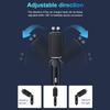 C88 USB Car Charger Cigarette Lighter Adapter with Dual Retractable Cable Bluetooth-Compatible 5.3