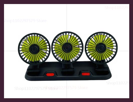 New Car Fan Cooling Electric Fan 360° Adjustable USB12V 24V Silent Air Cooler Suitable For Internal Ventilation of Automobiles