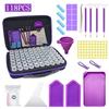DIY Diamond Painting Kit: Funnel, Drill Pen, 60 Compartment Bottles, 30 Storage, Butterfly Bag