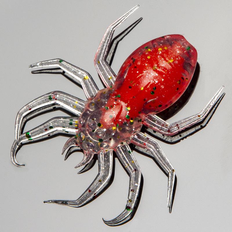 3 см Бионическая плавающая мягкая приманка-паук - Искусственная приманка-рыба из ТПР 10pcs Bag Packaging