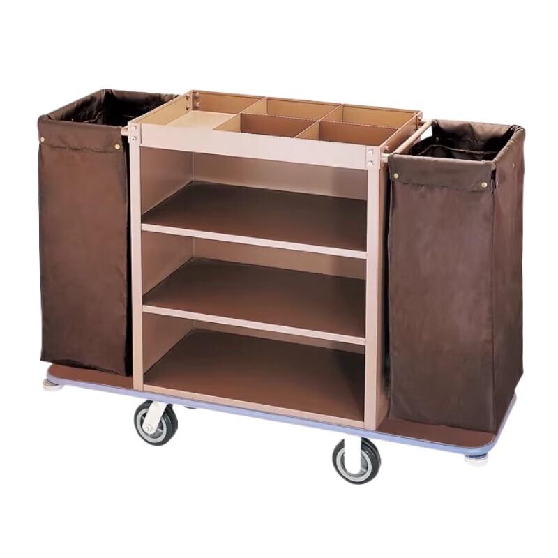 Double-Sided Hotel Cleaning Service Cart