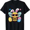 Cute Bee Bunny Ears Easter Day Boy Girl Kids T Shirt