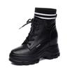 Trendy Autumn and Winter Women's Shoes New Small Muffin Thick-soled Inner Height-increasing Short Boots Women's Martin Boots