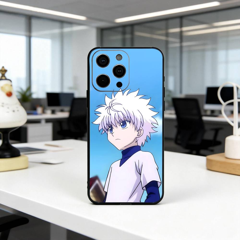 H-Hunter K-Killua Z-Zoldyck H-Hunter-KZ Phone Case Silicone Soft For IPhone 17 16 15 14 13 12 11 X XR Plus Pro Max Plus