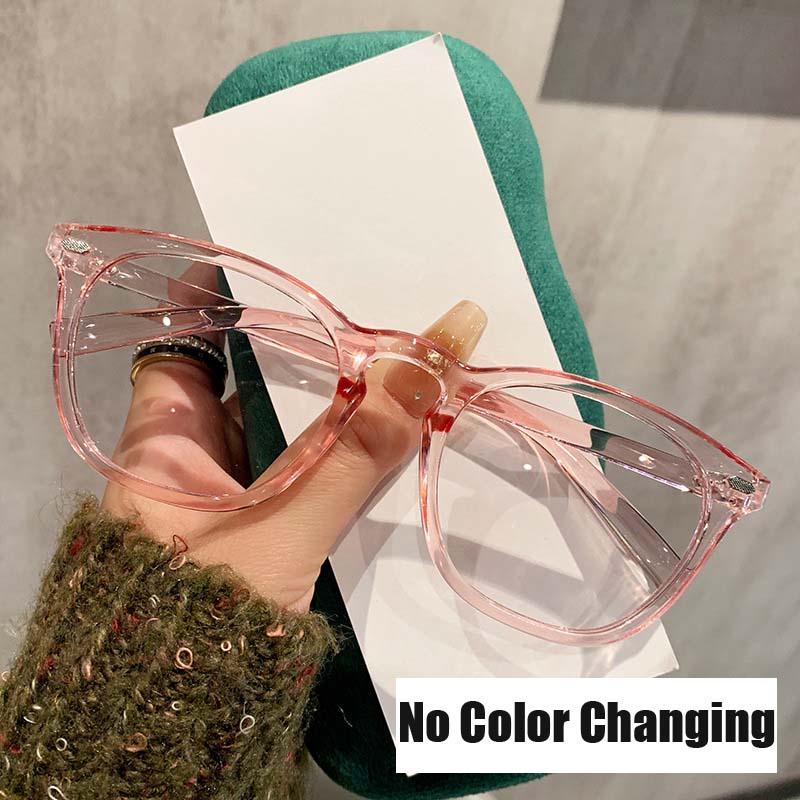 

Photochromic Spectacles Optical Glasses Indoor Outdoor Color Changing Eyewear Uv Protection Blue Light Blocking Computer Glasses Anti-blue Light