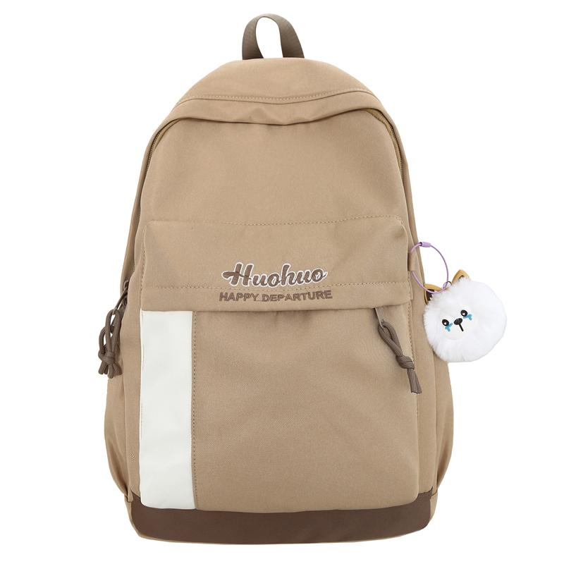 Школьный рюкзак с цветными блоками для учеников средней школы — фото 19