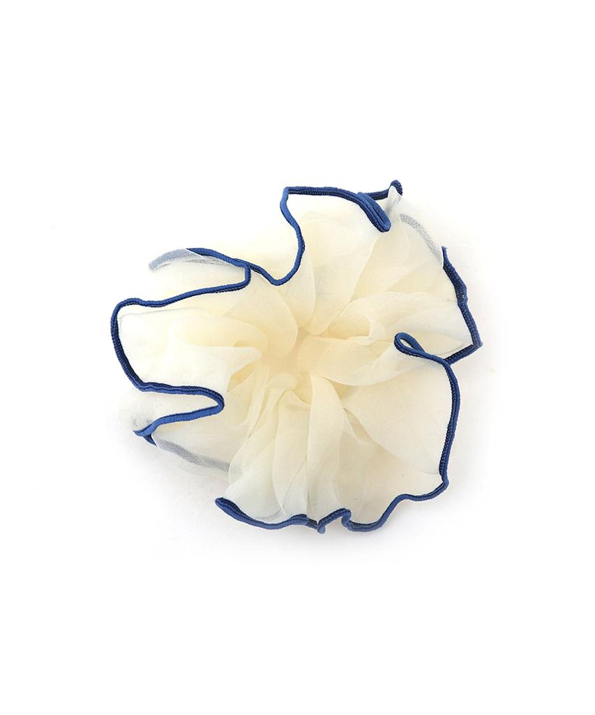 Charmy Color Line Scrunchie (Ivory)