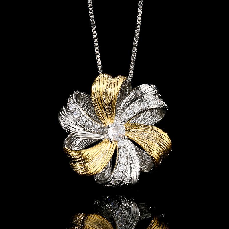 New Set Of Jewelry Necklace Earring Ring Retro French Brushed Inlaid Versatile Fashionable Women's