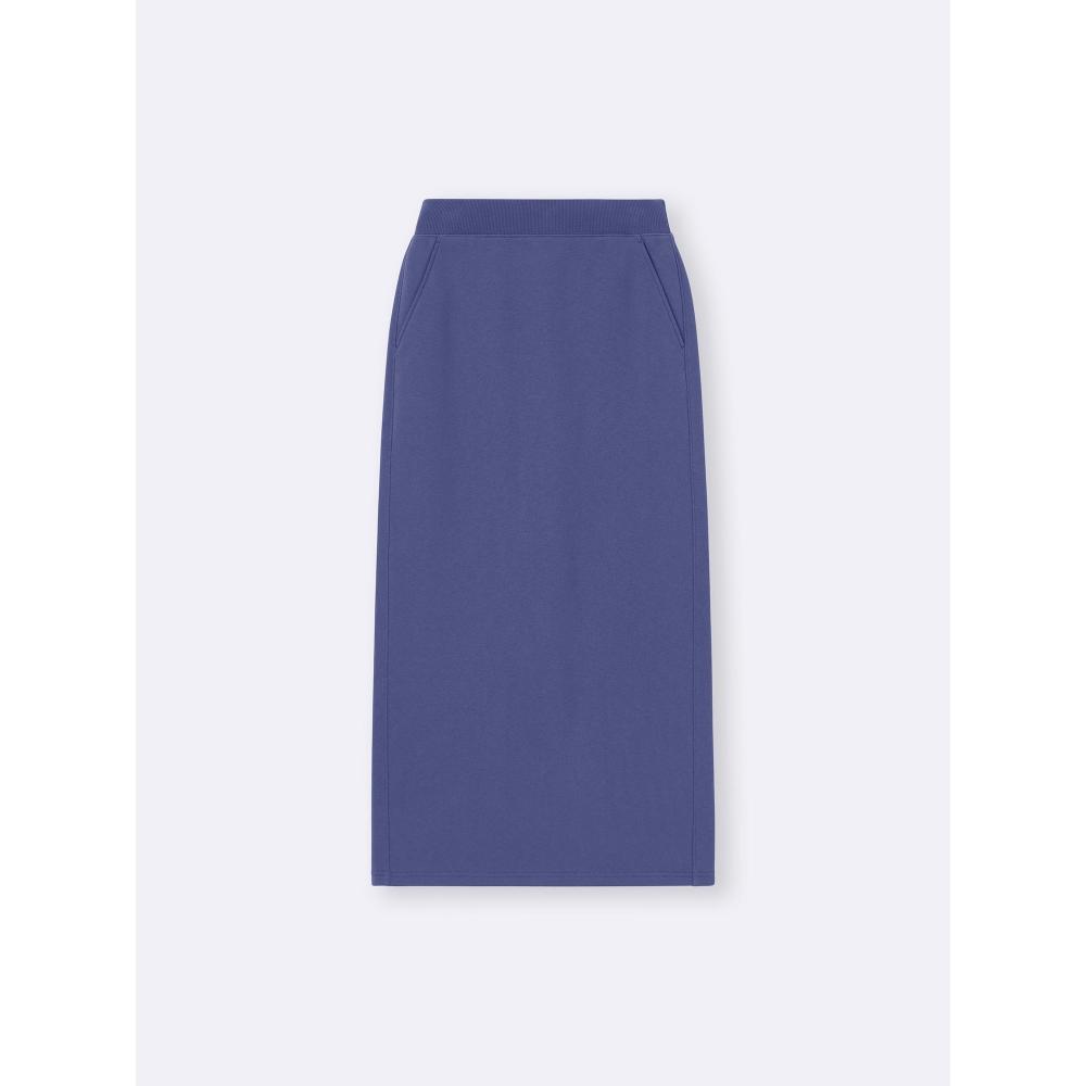 Gu Heavyweight Sweat Narrow Skirt  Length 88.5 95.5cm 