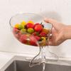 Fruit Vegetable Cleaning Basin Multifunctional Whale Shaped Plastics Draining Basket Kitchen Tools Food Residue Filter Gadgets