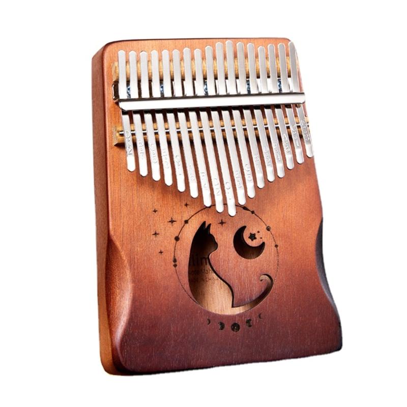 

Mini Kalimba Wood Thumb Piano Portable 17 Keys Mini Kalimba for Kids, Adults & Beginners Finger Piano with Tuning Hammer 1