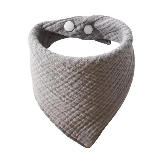 Baby-Lätzchen, Baby-Bandana, Sabberlätzchen, einfarbig, verstellbar, wiederverwendbar, mit Knopf, fest, aus Baumwolle, Speicheltuch für Kleinkinder, Baby, Kleinkind, Zahnen, Schürze, Geschenk zur Babyparty