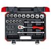 Gedore Red Socket Set 1-2", 24 Pieces - 3300056