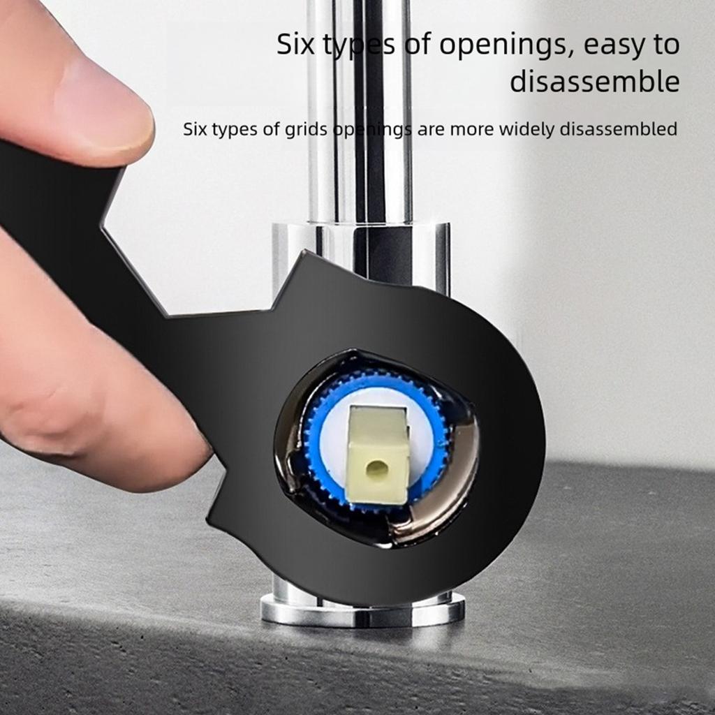 Faucet Aerators Removal Tool Various Stems Shower Lightweight Carbon Steel Build