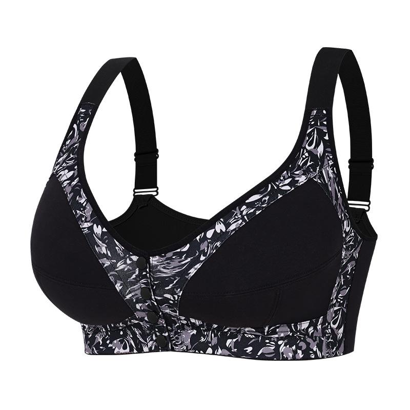 

Бюстгальтер супер большого размера 0XL-8XL, популярный европейский и американский размер, без косточек, с креативным принтом, застежка спереди, нижнее белье большого размера 8XL