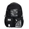 Schoolbag Cute Little Fresh Junior High School Student Large Capacity Schoolbag High School Student Backpack College Girl Transparent Pain Bag Baby 