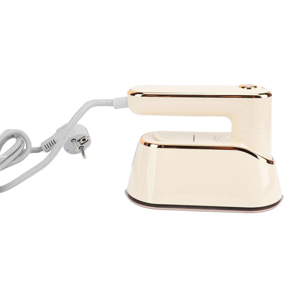 Handheld Steam Iron Beige Portable Rotatable Multifunctional 1300W Quick Preheating Drip Proof Handh