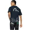 Evisu SS24 Multi-Home Flower Print Loose Casual Short Sleeve T-Shirt Men Tops 2ESHTM4TS1069RXCT